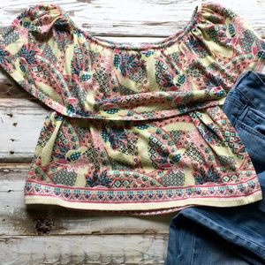 Red Camel Colorful Blouse